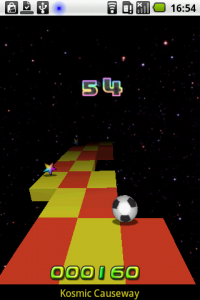 33 7 200x300 Hyperspace : マリカーのレインボーロード調のステージをサッカーボールで疾走！Androidアプリ紹介33