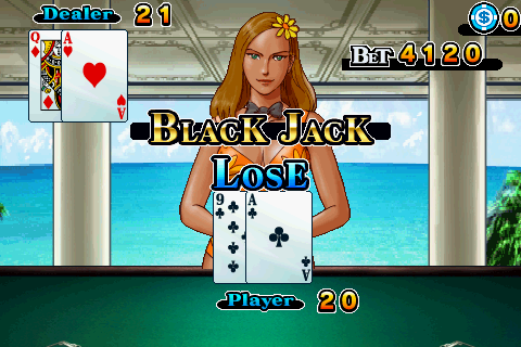 シャーリーンズ ビーチサイド ブラックジャック : 流石にハドソン!Androidアプリ134