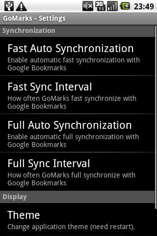 GoMarks : ブックマークに簡単アクセス。Google BookmarkをAndroid端末から！Androidアプリ448