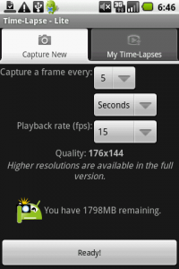 Time Lapse Lite 3 64 1 200x300 Time Lapse   Lite : コマ送り動画を作成！そしてYouTubeにアップロード！Androidアプリ596
