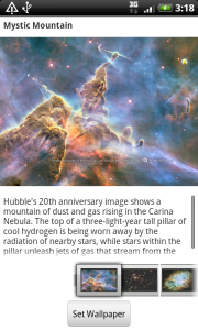 Hubble Wallpaper ハッブル望遠鏡が撮影した宇宙の画像を壁紙に Androidアプリ780 オクトバ
