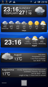 Weather Widgets 全18タイプのウィジェットが選べる天気予報アプリ Androidアプリ1460 オクトバ
