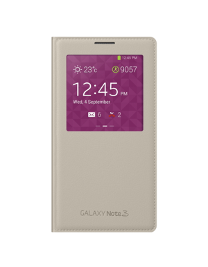 %5B1%5DGalaxy Note3 S-view Cover_001_Front_Oatmeal Beige