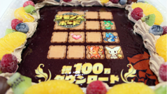 オクトバ編集部に素敵なケーキが！人気ゲーム『サモンズボード』100万DL突破記念キャンペーン＆イベント実施中！