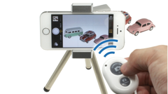 離れた場所からスマホで写真が撮れる！上海問屋がBluetooth接続カメラシャッターリモコン発売