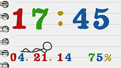 DrawTime – Draw a Clock Widget : 世界に1つの時計ウィジェットがほしい？なら自分で描いちゃおう！