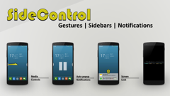 SideControl : 使い方は無限大！ジェスチャーごとに機能を割り当てられるサブランチャーアプリ！無料