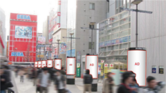 電通とOMSがアキバにWi-Fiスポットを設置、広告と連動して一度再生した後は無料で利用可能