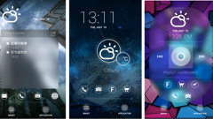 Smart Screen (Beta) : 仕事・夜・週末、3つのモードに切り替えられるオシャレデザインなホームアプリ！無料