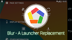 Google Nowじゃ…ない！？ホーム画面にアプリを埋め込めるホームアプリ : Blur – A Launcher Replacement