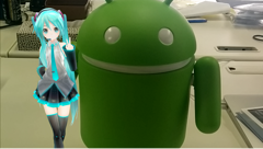 みくちゃ : ミクさんだ！ミクさんが現実世界に降臨したぞー！初音ミクの実写合成が簡単に撮れるARアプリ！無料