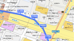 キョリ測 : ダイエットにもピッタリ！地図アプリ上で距離を測定、移動時間や消費カロリーも分かる！無料