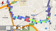 お前は今まで通った道をすべて覚えているか？通った道の軌跡をすべて一枚の地図に表示するアプリ : MyAllTracks