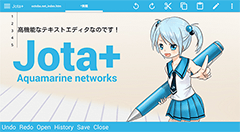 Androidで最高のテキスト編集体験を！本格的テキストエディタアプリ : Jota+ (Text Editor)
