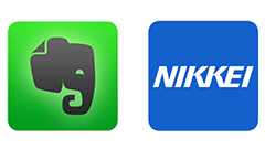 Evernoteと日経が資本・業務提携、相互に関連コンテンツを自動表示