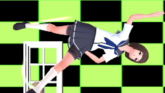 遊泳少女 ( Flying a girl ) : 爽快な浮遊感を味わ…えない！不気味…これ不気味過ぎる！