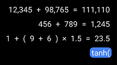 Calc+ ★ Powerful calculator : テーマの着せ替えもOK！計算後でもあとから値を修正できる電卓