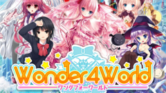 Wonder4World : 美少女！美少女！美少女！人気絵師が描く美少女が多数登場の新感覚パズル！