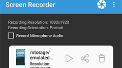 Android 5.0のスマホ画面を録画＆即共有 : Lollipop Screen Recorder