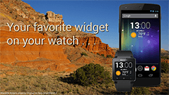 Wearable Widgets : スマホ用のウィジェットをAndroid Wearに表示できるアプリ！