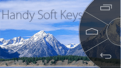 Handy Soft Keys : 画面端の好きな位置から戻るボタンやホームボタンを表示できるアプリ！