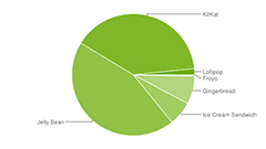 Lollipopが初登場で1.6％、Googleが2015年2月のOSバージョン別シェアを発表