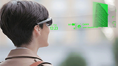 ソニー、透過式メガネ型端末「SmartEyeglass」開発者向けモデルを3月より発売