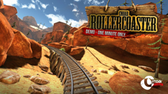 ゴーグルを覗いてVR体験！ジェットコースターで荒野を駆け抜けろ！ : Cmoar Roller Coaster VR Demo