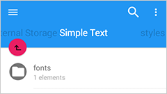 これで充分！マテリアルデザインのシンプルなファイラーアプリ : Lollipop File Manager