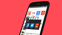 Opera Miniがバージョン8にアップデートでUI一新！シンプルで白くモダンなイメージに