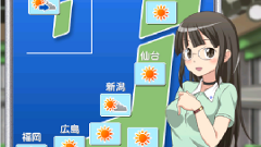 萌えテレ : 豪華声優がおくる天気予報！週間予報や時間毎の予報もおまかせ！