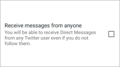 Twitter、ダイレクトメッセージを誰からでも受け取れる新機能を追加　デフォルトでは無効に