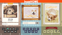 buzzHOMEの使い方：フレーム内の画像を差し替えて好きな写真を飾れるきせかえテーマを使ってみよう！