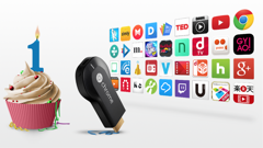 「Chromecast」日本デビュー1周年！無料レンタルコード配布中！