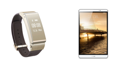 Huawei、SIMフリータブレット「MediaPad M2 8.0」、スマートバンド「TalkBand B2」を発表