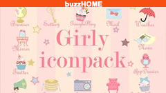 buzzHOMEの使い方：かわいいアイコンが欲しい時は専用のきせかえテーマを使ってみよう