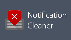 Androidの通知を1回だけ表示して自動消去してくれるアプリ : Notification Cleaner