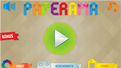 Paperama : スマホで折り紙しよう！懐かしいけど頭を悩ます難解図形パズル！