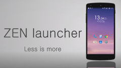 ZEN Launcher : オシャレで軽快なホームアプリ！しかもファイルサイズはたったの約1MB！