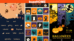 50万種から選ぶbuzzHOMEのきせかえテーマ : 第19回 かわいいから怖いまでハロウィンモチーフのきせかえテーマ