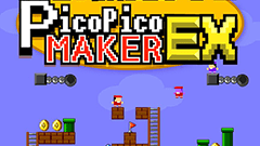 ピコピコメーカーEX：2Dドット絵のアクションゲームを作って公開できる！