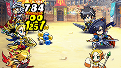 ブレイブファンタジア：デフォルメされたキャラが大暴れ！2Dワンフィンガー王道RPG！