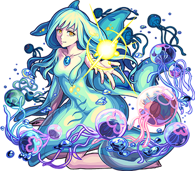 モンスト 光属性 ★6 追憶の海の少女 キスキル・リラ(進化合成後)