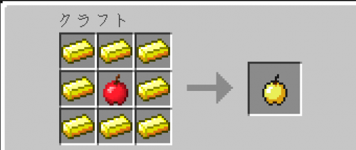 Minecraft金のリンゴ