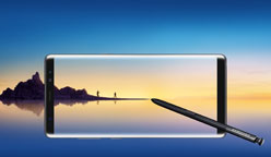 サムスン：新マートフォン「Galaxy Note8」の国内発売決定！　全国のauショップ、家電量販店等にて10月26日より販売開始！