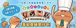 まとめてモーケ！なめこ店：あのなめこの新作！　事前登録開始！