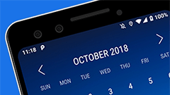 『月のカレンダーウィジェット』90種類以上のテーマが魅力のウィジェット